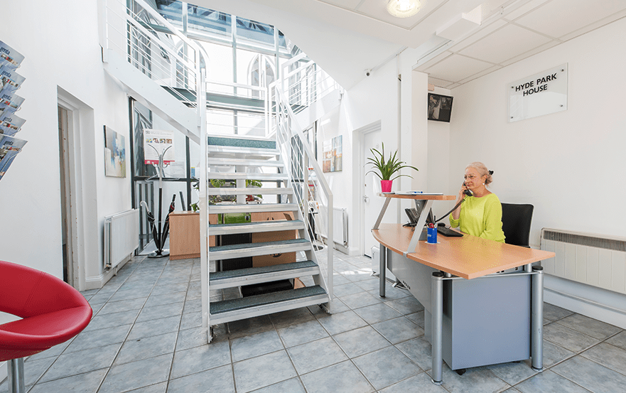 hyde park house offices receptiion