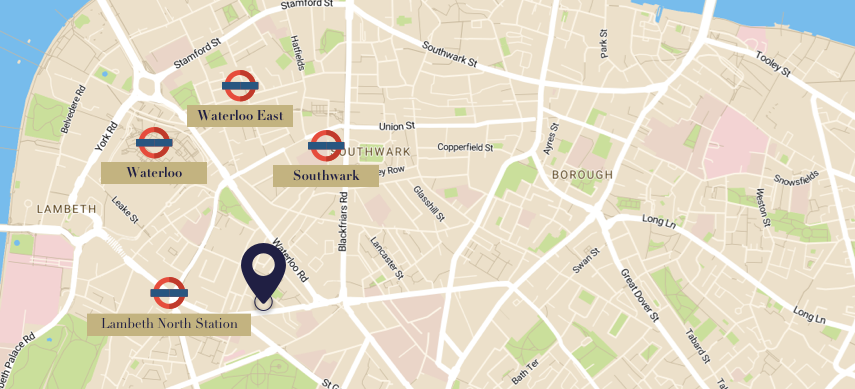 Lambeth Map Address