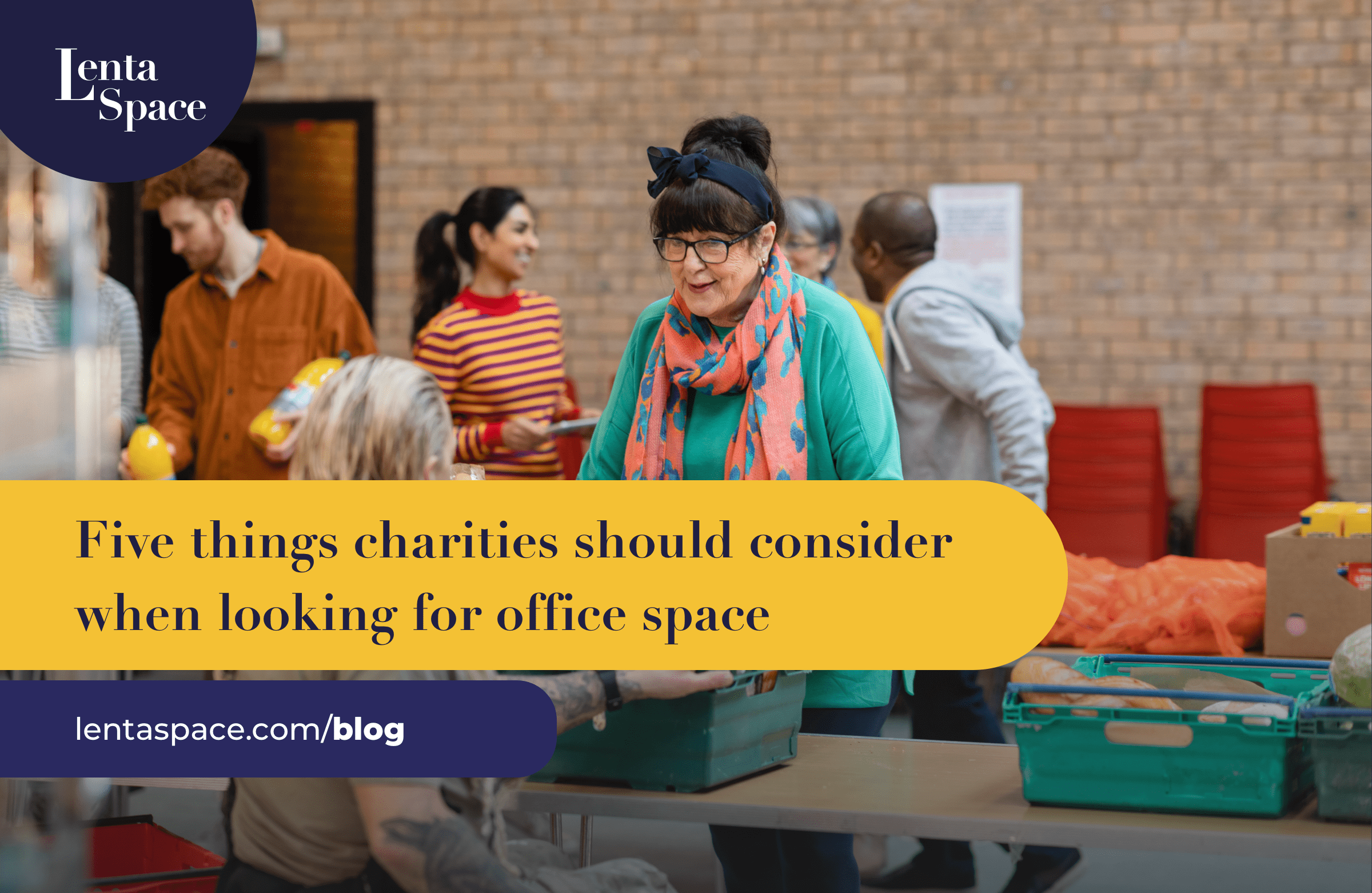 Five things charities should consider when looking for office space